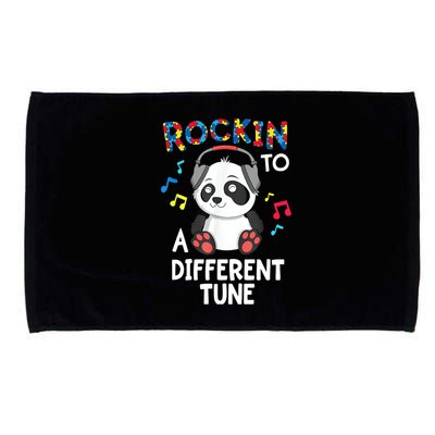 Rockin To A Different Tune Autism Awarness Microfiber Hand Towel