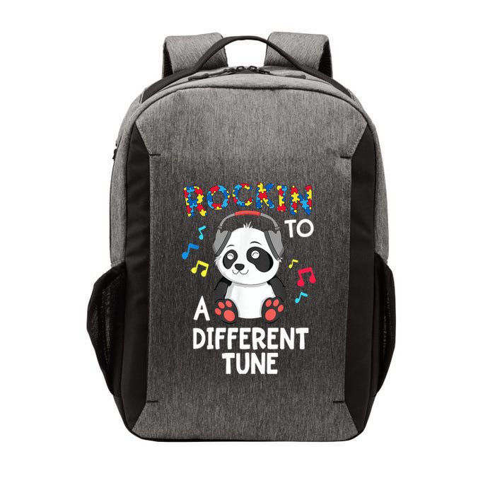 Rockin To A Different Tune Autism Awarness Vector Backpack