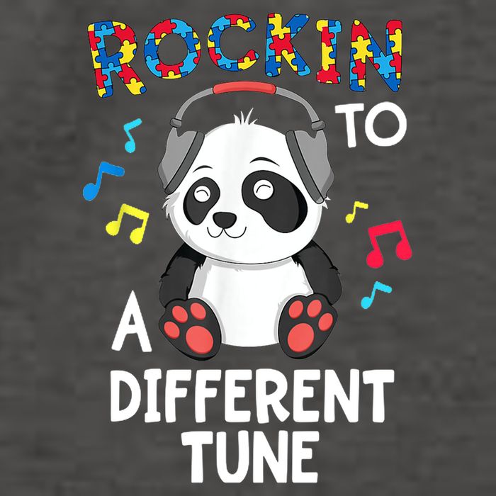 Rockin To A Different Tune Autism Awarness Vector Backpack