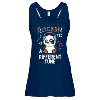 Rockin To A Different Tune Autism Awarness Ladies Essential Flowy Tank