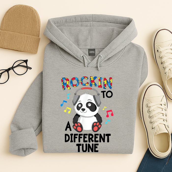 Rockin To A Different Tune Autism Awarness Hoodie