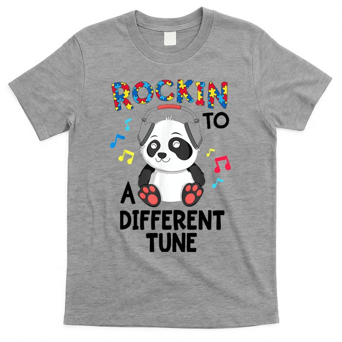 Rockin To A Different Tune Autism Awarness T-Shirt