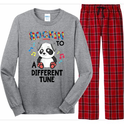 Rockin To A Different Tune Autism Awarness Long Sleeve Pajama Set