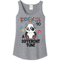 Rockin To A Different Tune Autism Awarness Ladies Essential Tank