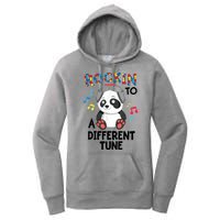 Rockin To A Different Tune Autism Awarness Women's Pullover Hoodie