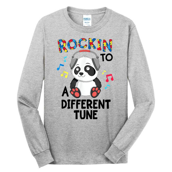 Rockin To A Different Tune Autism Awarness Tall Long Sleeve T-Shirt