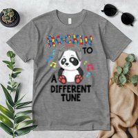 Rockin To A Different Tune Autism Awarness Premium T-Shirt