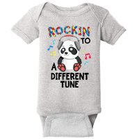 Rockin To A Different Tune Autism Awarness Baby Bodysuit