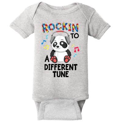 Rockin To A Different Tune Autism Awarness Baby Bodysuit