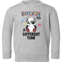 Rockin To A Different Tune Autism Awarness Toddler Sweatshirt