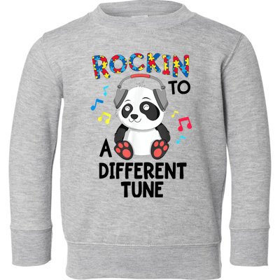 Rockin To A Different Tune Autism Awarness Toddler Sweatshirt