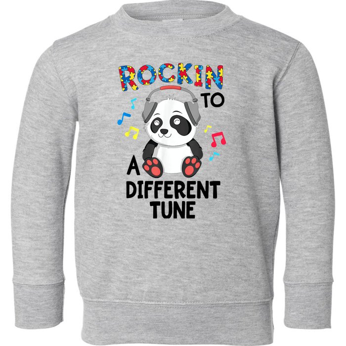 Rockin To A Different Tune Autism Awarness Toddler Sweatshirt