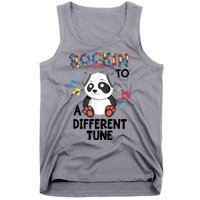 Rockin To A Different Tune Autism Awarness Tank Top