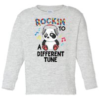 Rockin To A Different Tune Autism Awarness Toddler Long Sleeve Shirt