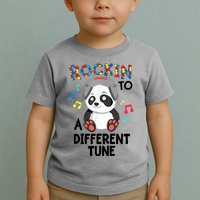 Rockin To A Different Tune Autism Awarness Toddler T-Shirt
