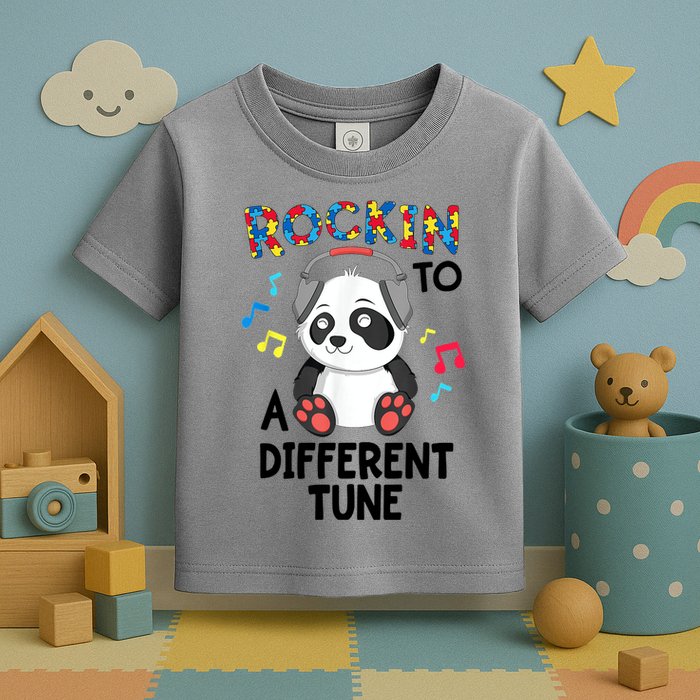 Rockin To A Different Tune Autism Awarness Toddler T-Shirt