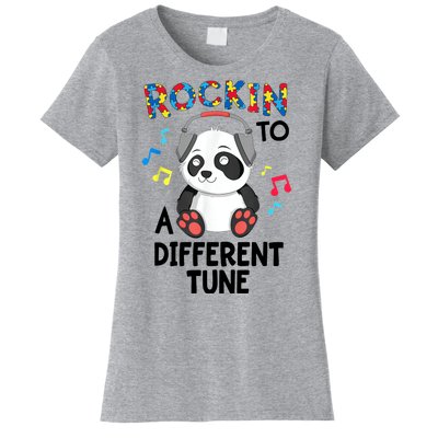 Rockin To A Different Tune Autism Awarness Women's T-Shirt