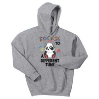 Rockin To A Different Tune Autism Awarness Kids Hoodie