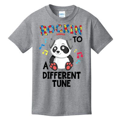 Rockin To A Different Tune Autism Awarness Kids T-Shirt