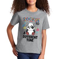 Rockin To A Different Tune Autism Awarness Kids T-Shirt