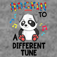 Rockin To A Different Tune Autism Awarness Kids T-Shirt
