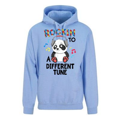 Rockin To A Different Tune Autism Awarness Unisex Surf Hoodie