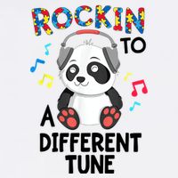 Rockin To A Different Tune Autism Awarness Garment-Dyed Sweatshirt