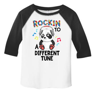 Rockin To A Different Tune Autism Awarness Toddler Fine Jersey T-Shirt