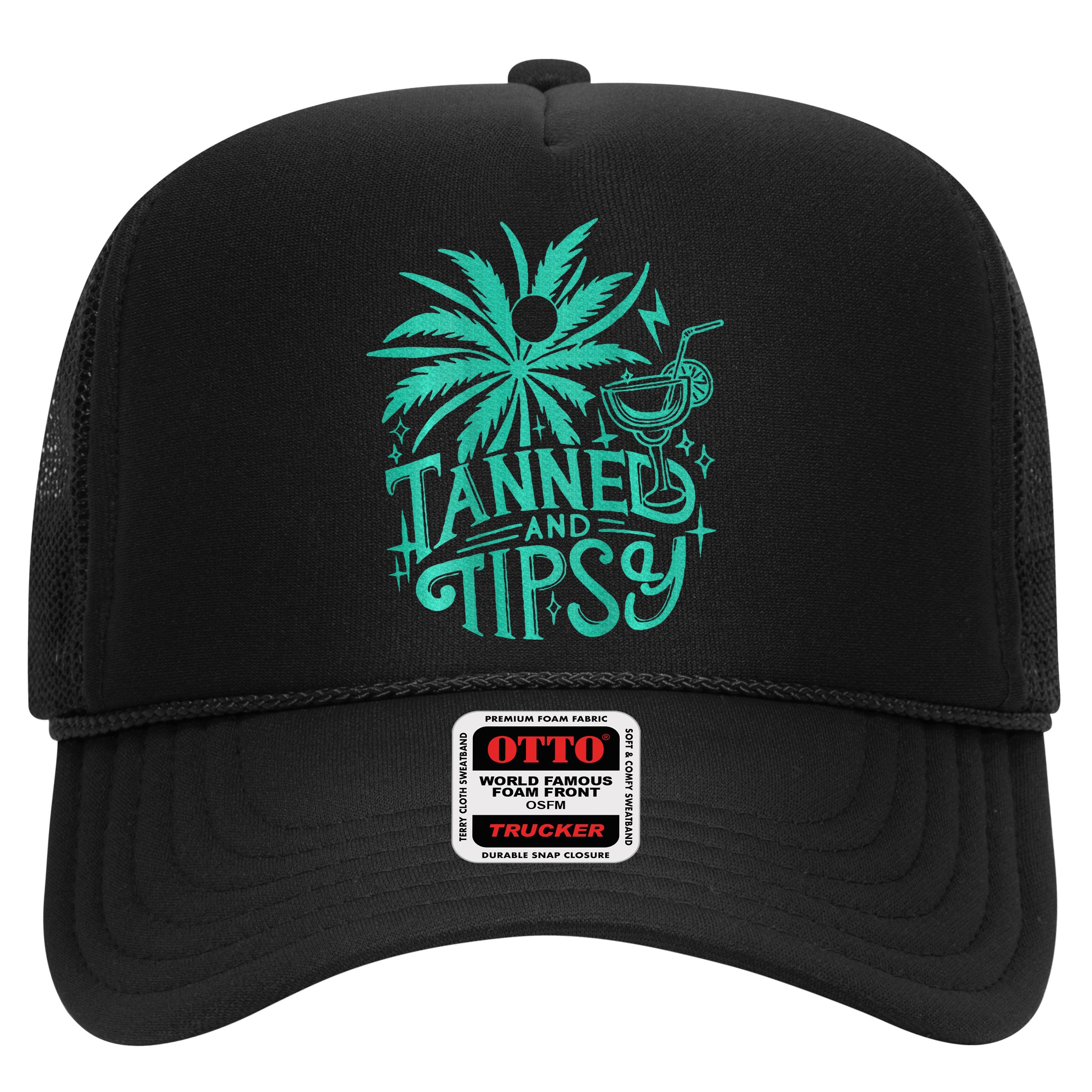 Retro Tanned And Tipsy Beach Summer Vacation Hat