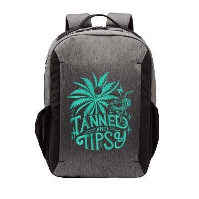 Retro Tanned And Tipsy Beach Summer Vacation Vector Backpack