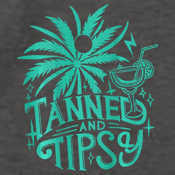 Retro Tanned And Tipsy Beach Summer Vacation Vector Backpack