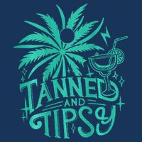 Retro Tanned And Tipsy Beach Summer Vacation Infant Baby Jersey Bodysuit