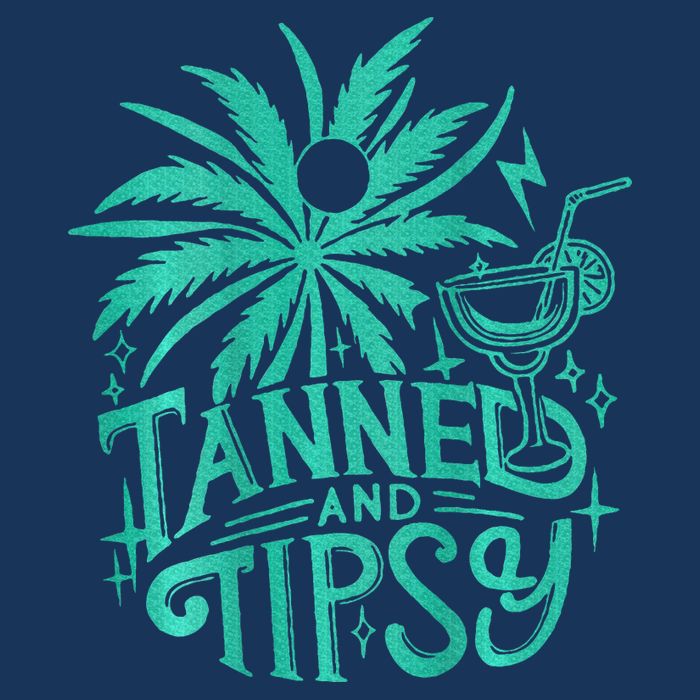 Retro Tanned And Tipsy Beach Summer Vacation Infant Baby Jersey Bodysuit