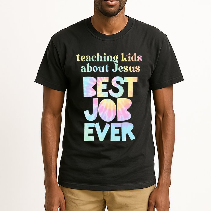 Retro Teaching About Jesus is the Best Job Ever Tie Dye Tall T-Shirt