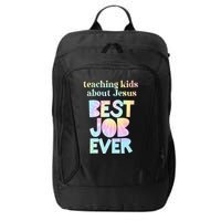Retro Teaching About Jesus is the Best Job Ever Tie Dye City Backpack