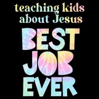 Retro Teaching About Jesus is the Best Job Ever Tie Dye 16 in Basic Backpack