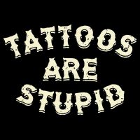 retro Tattoos Are Stupid Cooling Performance Crew T-Shirt
