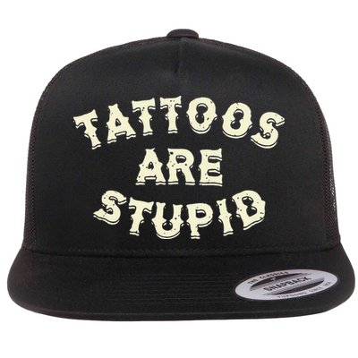 retro Tattoos Are Stupid Flatbill Hat