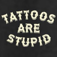 retro Tattoos Are Stupid Golf Towel