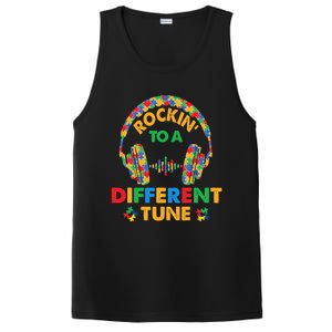 Rockin' To A Different Tune Autistic Awareness PosiCharge Competitor Tank