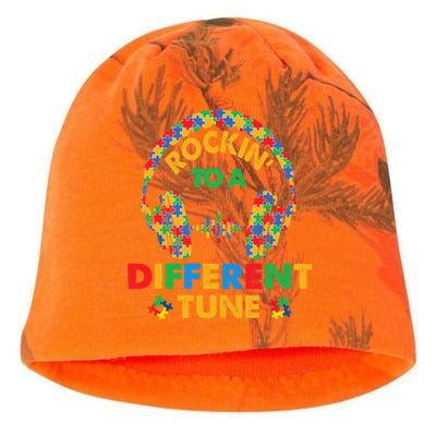 Rockin' To A Different Tune Autistic Awareness Kati - Camo Knit Beanie