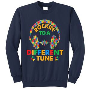 Rockin' To A Different Tune Autistic Awareness Sweatshirt