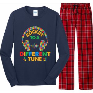 Rockin' To A Different Tune Autistic Awareness Long Sleeve Pajama Set