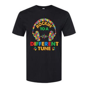 Rockin' To A Different Tune Autistic Awareness Softstyle CVC T-Shirt