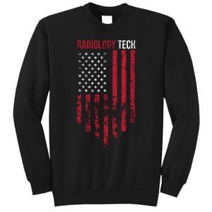 Radiology Tech American Flag Usa Xray Technologist Gift Sweatshirt