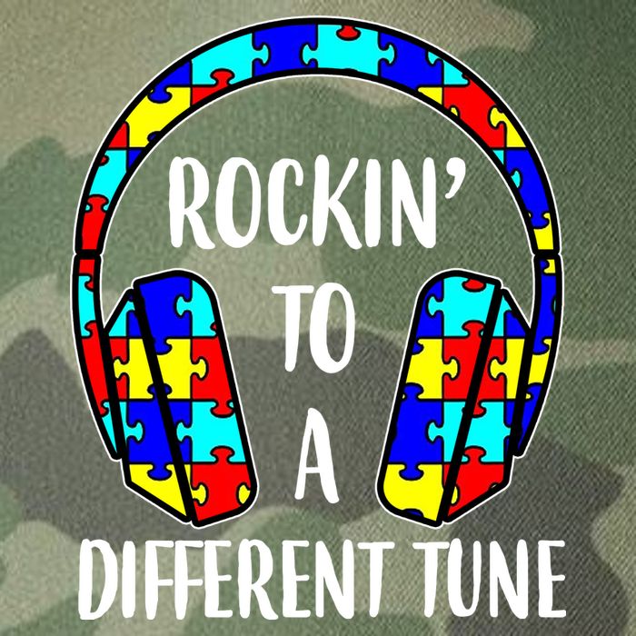 Rockin To A Different Tune Autism Awareness Legacy Tie Dye Trucker Hat