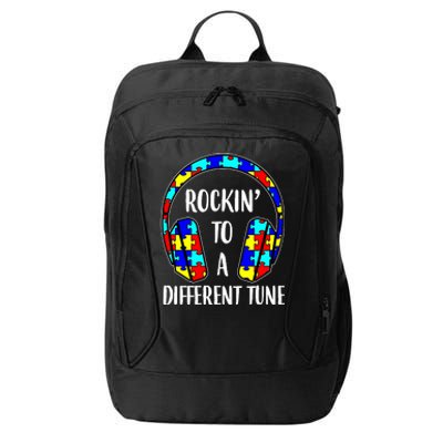 Rockin To A Different Tune Autism Awareness City Backpack