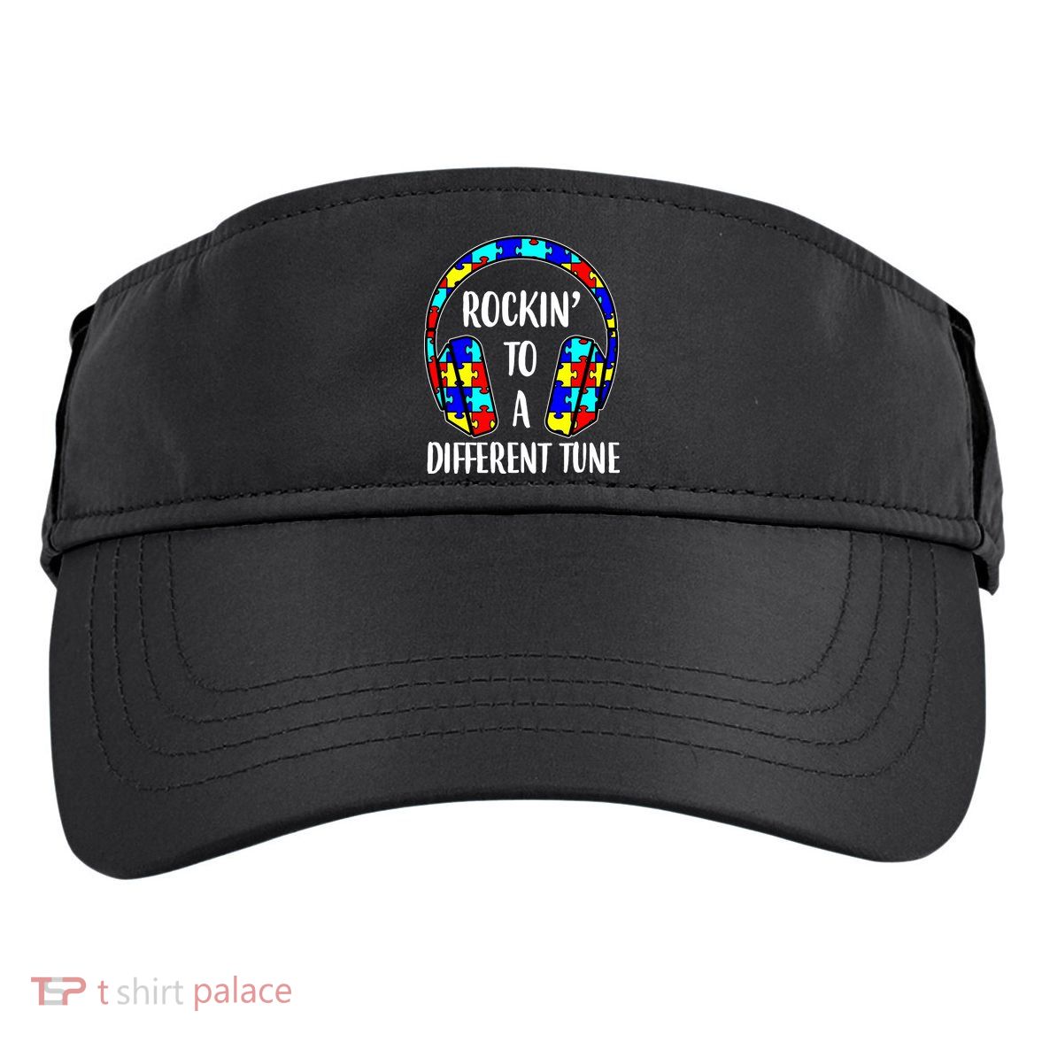 Rockin To A Different Tune Autism Awareness Adult Drive Performance Visor