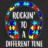 Rockin To A Different Tune Autism Awareness Adult Drive Performance Visor