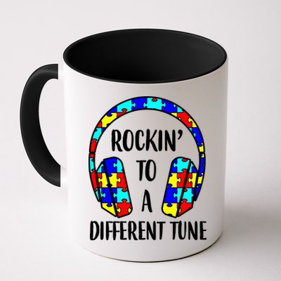 Rockin To A Different Tune Autism Awareness Mug